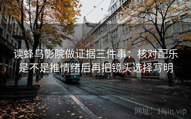 读蜂鸟影院做证据三件事:核对配乐是不是推情绪后再把镜头选择写明